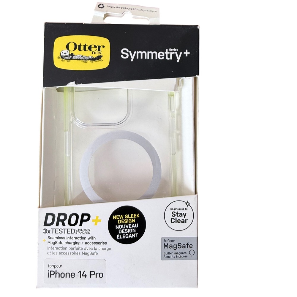 OtterBox Symmetry Series+ Clear Case for iPhone 14 Pro‎ MagSafe Compatible